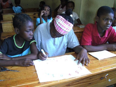 Students at Desk